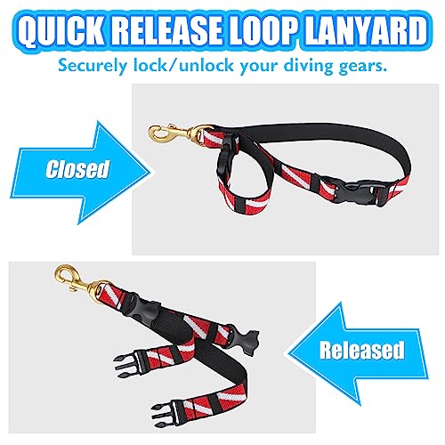 2-in-1 Dive Fin Holder and Mask Clip Strap - Water Sports Accessory
