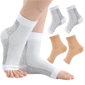 Bamboo Foot Sleeves Compression Socks for Foot Pain Relief Ankle Support