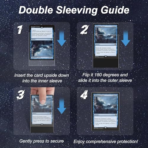 Clear 10000 Pack Card Sleeves - Perfect Fit Inner Sleeves for MTG TCG Gaming Cards
