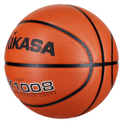 Youth Basketball - Orange, Official Size, Indoor Use, Mikasa BX1008 - Youth 27