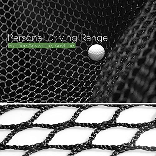 Heavy-Duty Golf Practice Net 10x20ft Impact Mesh Reinforced Black Variation of THIS listing