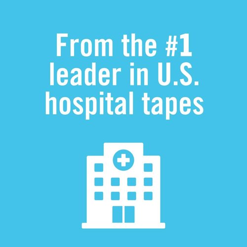 Nexcare Sensitive Skin Low Trauma Tape, 4 Count – Gentle Adhesive Medical Tape for Fragile or Delicate Skin, Hypoallergenic & Latex-Free, Ideal for Post-Surgery Care, Pediatric Use, Frequent Changes