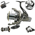 Saltwater Surf Reel 14000 Size, 61LB Max Drag, 6+1 Ball Bearings - QUORELYNX