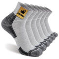 Men's Athletic Ankle Socks 6 Pack Moisture Wicking Cushion Comfort