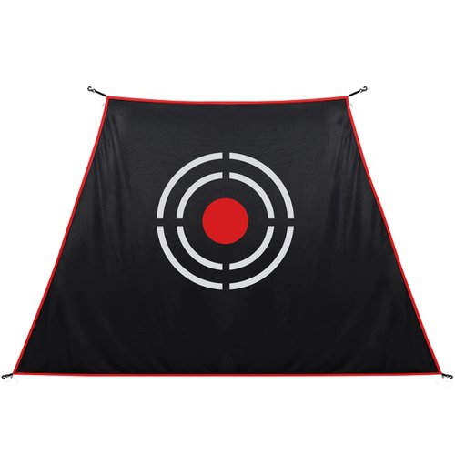 Doubleriver Golf Target Cloth 7.9x5x4.3FT - Heavy Duty Impact Screen for Golf Cage Nets Indoor/Outdoor Practice Hitting Training Aid with S-Hooks