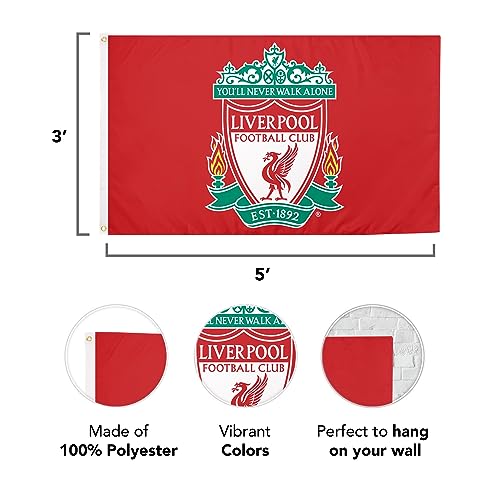 Liverpool FC Desert Cactus 3x5 Outdoor Soccer Flag - Red 1