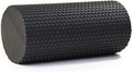 VIPELE High-Density Foam Roller - Round Massage & Muscle Recovery Tool | 11.8" x 6" (Black)