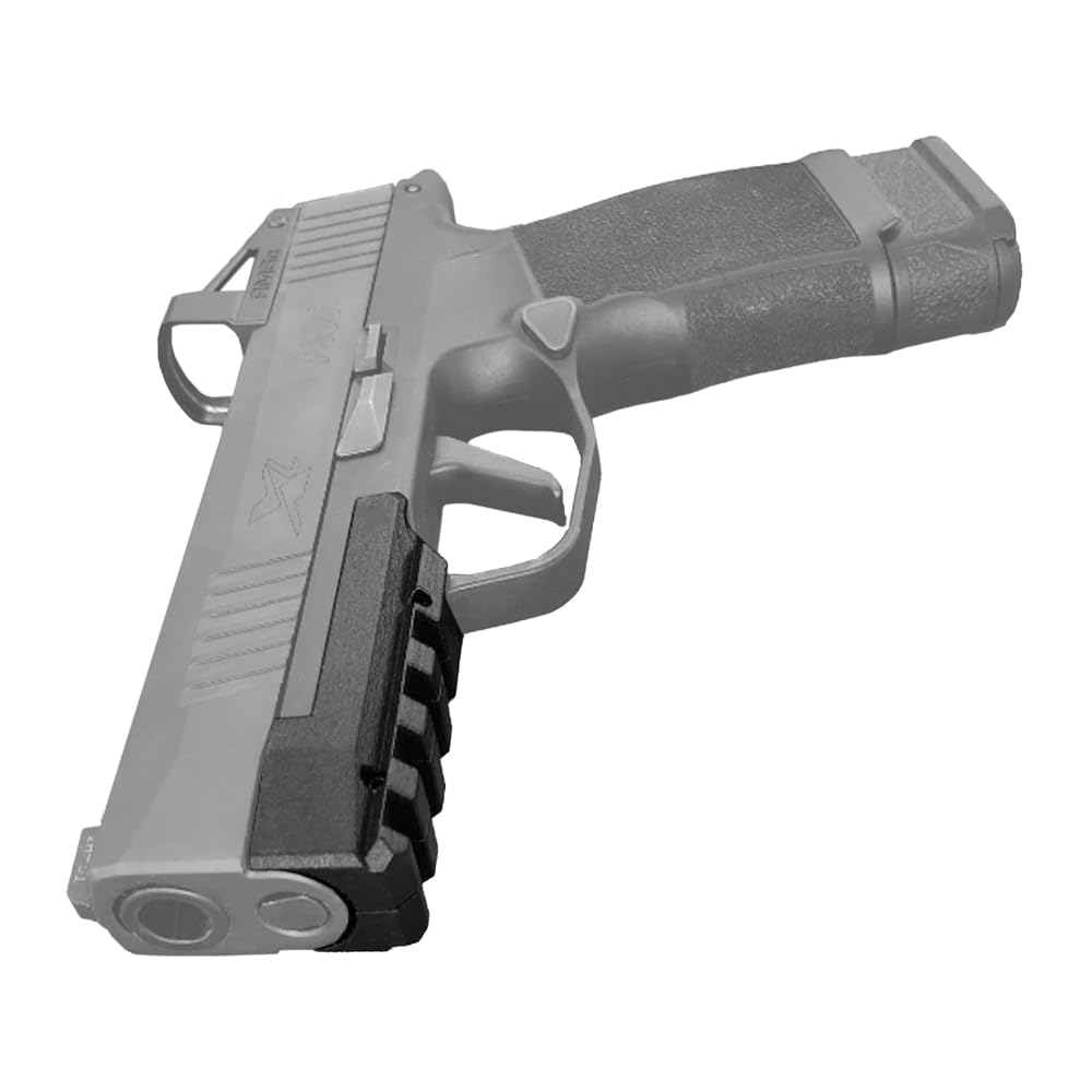 Zzhununt 4 Slots Sig P365XL Picatinny Application Rail Adapter fits Sig P365XL/ Wilson Combat P365 XL Black