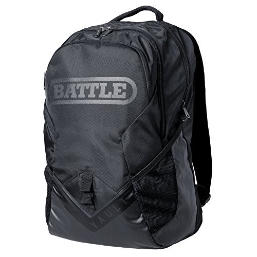 Battle Vault Backpack Black/Black Lightweight Durable Sports Bag for School & Gym