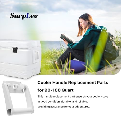 Cooler Replacement Handles 2 Pack for 90-100 Qt Coolers - High Strength Plastic