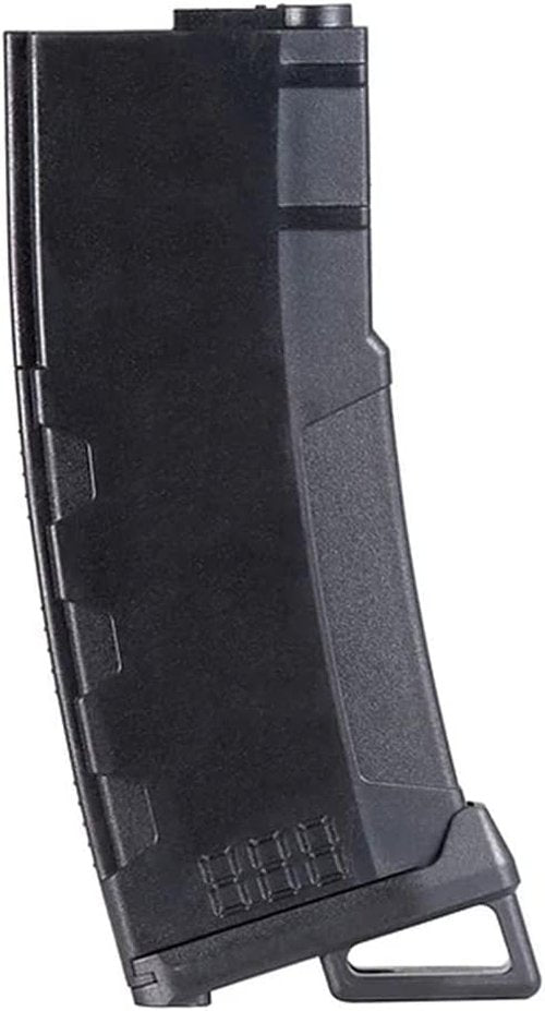 Lancer Tactical Airsoft Magazine - High-Speed MidCap with 130 Round Capacity & Transparent Window