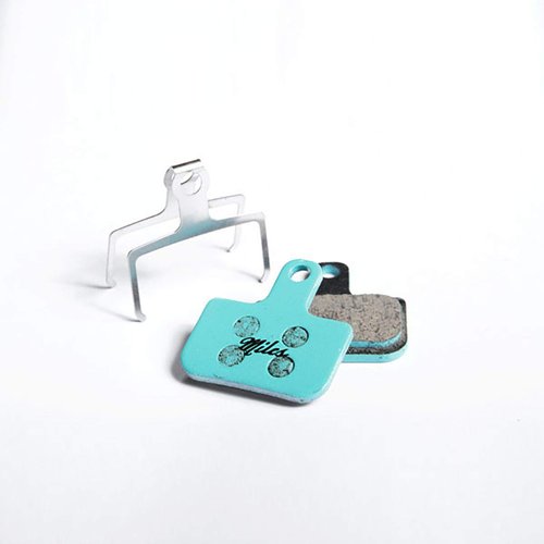 Miles Racing Brake Pads for Disc Brakes, Blue, Road, MTB, E-MTB, E-Road, E-Bike, Touring Cycle, Semi-Metallic - XC, Enduro, Trail | Sintered - Freeride, Downhill, Wet | Organic - XC, Commuter