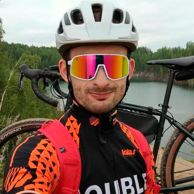 Polarized Cycling Glasses - UV400 Protection Sports Sunglasses for Men & Women | Ideal for MTB, Fishing, Running