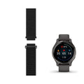 LuxuryJOY Nylon Straps Compatible with Garmin Venu 2S Smartwatch Replacement Bands Quick Release 18mm - Small (10#)