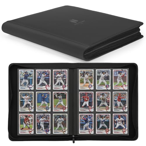 9-Pocket Card Binder for Trading Cards - Black, Waterproof, Premium Quality