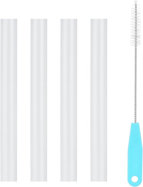 CamelBak Eddy+ Straw Replacement Set - 4 BPA-Free Straws & Cleaning Brush for 14 oz Kids Water Bottle