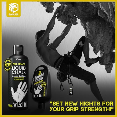 Pro Grade Liquid Chalk 120ml Mess-Free Sweat-Resistant Grip Enhancer