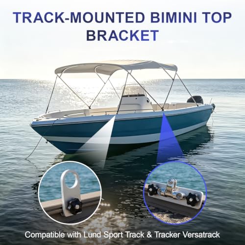 Boat Track Mount Bimini Top Support for Lund & Tracker Systems