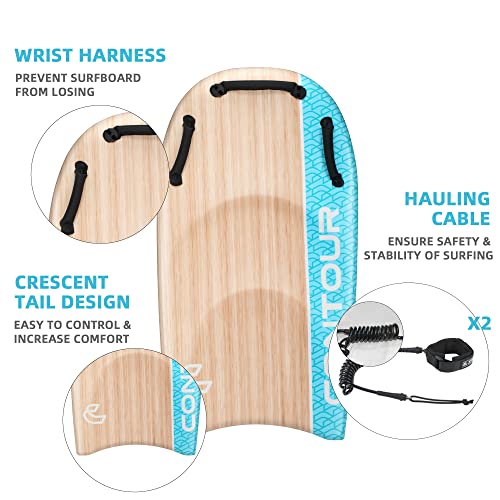 Thurso Surf DuoSlider 45'' Family Bodyboard for Kids & Adults with Handles