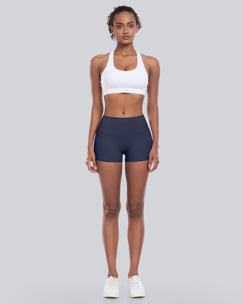 CHRLEISURE High Waisted Biker Shorts - Soft Spandex Yoga Shorts for Women | Comfortable Fit