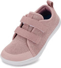 WHITIN Toddler Wide School Shoes - Boys & Girls Barefoot Play Footwear - Rose Shimmer Variation 9 Wide W81K