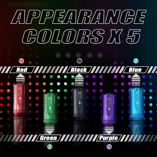 ACETECH Black BL4STER C Tracer Unit for Airsoft Green Gel BB in the Dark