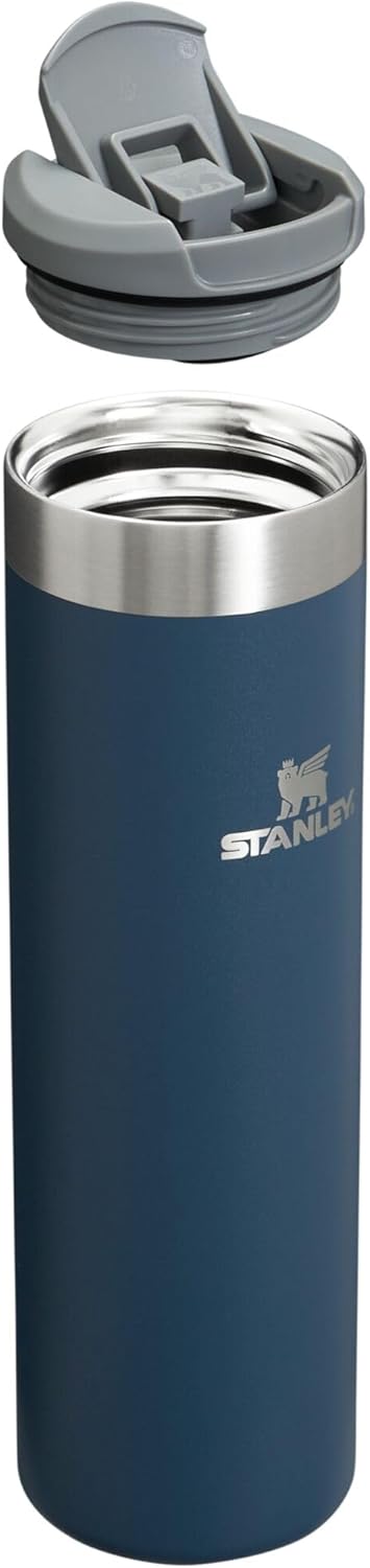 Stanley AeroLight Transit Bottle 20 oz - Lightweight Insulated Stainless Steel | Leak-Resistant Lid | Navy