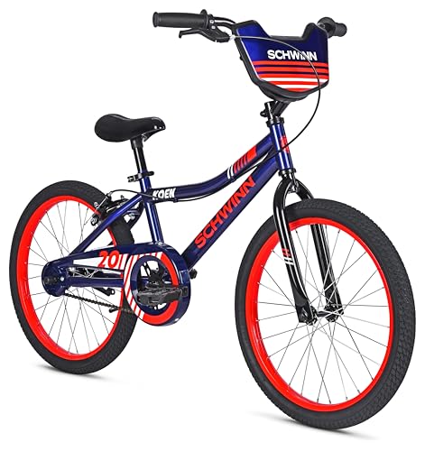 Schwinn 20-Inch Kids Bike for Ages 7-10 with Dual Brakes & Quick Assembly