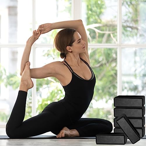 20 Pcs Lightweight Non-Slip Yoga Blocks for Supportive Stretching & Meditation