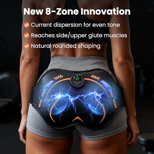 Hip Trainer Glute Stimulator for Butt Lifting and Toning - USB Rechargeable, EMS Muscle Stimulator for Women