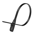 Venzio Adjustable Cable Zip Tie Lock, 3-Digit Combination Security Lock with 304 Stainless Steel Core for Bike, Helmet, Stroller, Luggage, Lightweight & Reusable (1Pack/Black)
