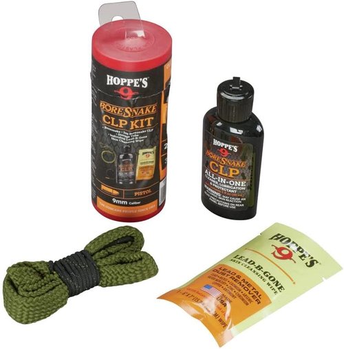 Boresnake | 9mm Pistol Cleaning Kit with CLP - Efficient, Compact Design for Easy Maintenance