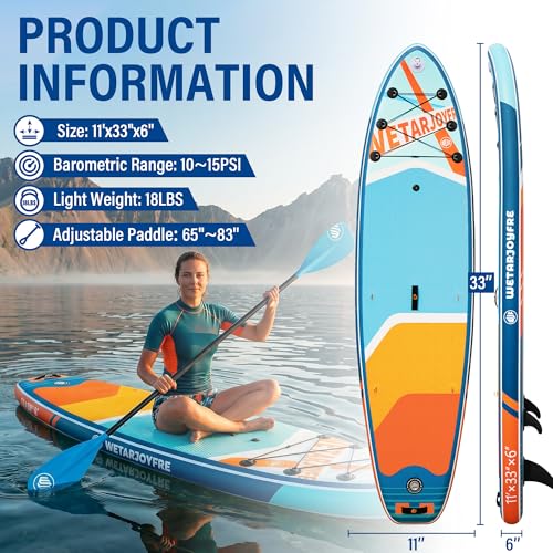 Inflatable Stand Up Paddle Board 11' x 33