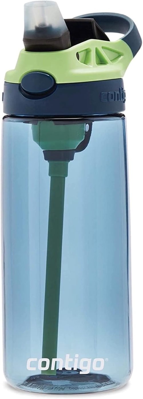 Contigo Kids Water Bottle - AUTOSPOUT Lid for Easy Drinking - 20oz Blueberry