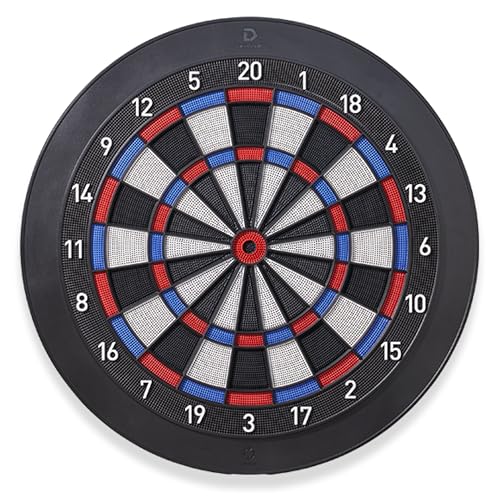 DARTSLIVE Home Electronic Dartboard - Bluetooth, 15.5 Inch Regulation Size, Indoor Soft Tip Darts, Black