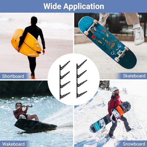 4 Boards Wall Surfboard Rack - Space-Saving Black Storage Organizer
