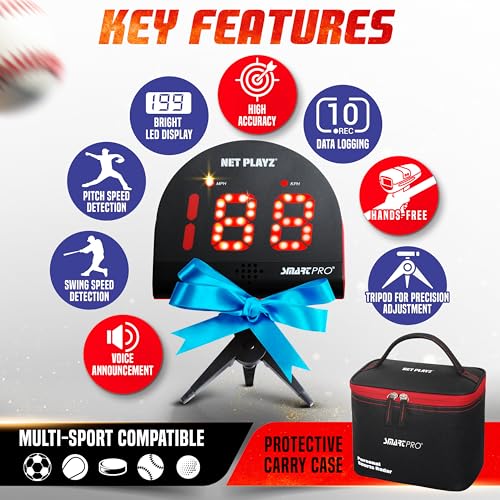 Baseball Speed Radar Gun for Training - Multi-Sport Hand-Free Measurement