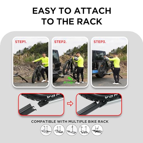 Electric Bike Loading Ramp for E-Bikes Fat Tires Mountain & Road Bikes