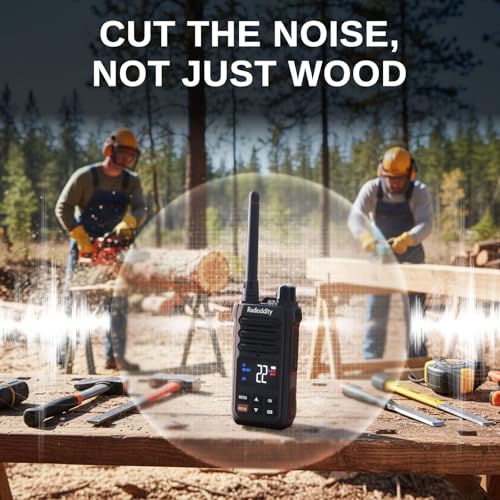 Radioddity X1 IP67 Waterproof Long Range Walkie Talkies - 2 Pack