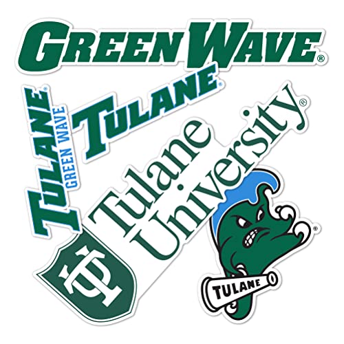 Tulane University Green Wave Sticker Decal - Official College Fan Gear