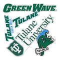Tulane University Green Wave Sticker Decal - Official College Fan Gear