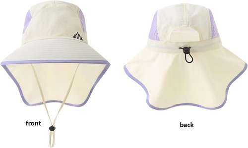 LMLALML Women's Sun Hat - Wide Brim UPF 50+ UV Protection for Hiking & Gardening | Large Neck Flap