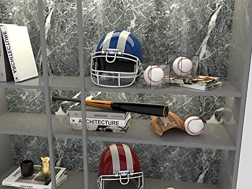 Skiennix 12 Pack Acrylic Display Boxes - UV Protected Clear Cases for Baseball Memorabilia & Autograph Balls