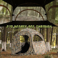 Lenotos 1012 Pop-Up Hunting Blind with 270° See-Through Windows, 1-2 Person, Lightweight, Packable, for Deer & Turkey Hunting