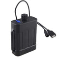 MINCHEN Bikelight Batteries Pack Case, 8.4V Battery Box for 2X 26650 Rechargeable Battery Power Bank Case with DC/USB Interface for Cycling Bike Light Headlamp