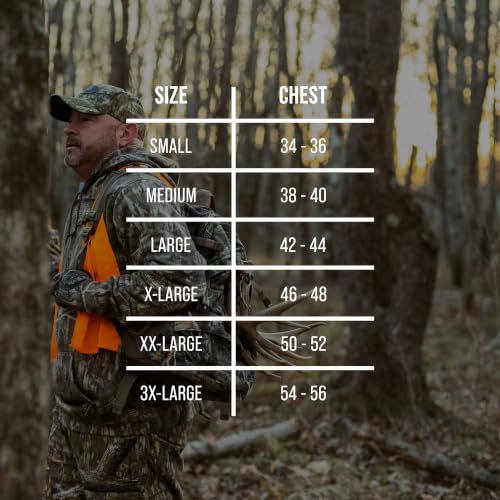 Men's Large Camouflage Hunting Hoodie - Mossy Oak Bottomland Performance Fleece