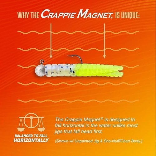 Leland's Lures Crappie Magnet Fishing Kit - 96 Bodies, 15 Jig Heads & 4 E-Z Floats for Ultimate Catch