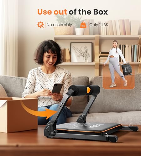 Niceday Black Ab Workout Machine for Home - Ab Trainer with Resistance Bands & 330 lbs Capacity