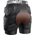 Legendfit Small Black Padded Snowboard Ski Hip & Tailbone Protective Shorts