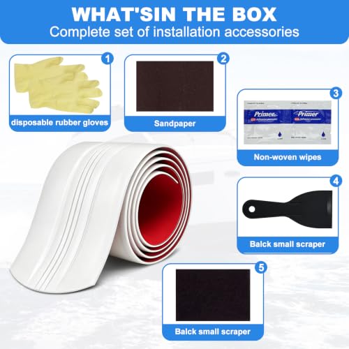 7FT Boat Keel Guard for Fiberglass & Aluminum Hulls Self-Adhesive Corrosion-Resistant